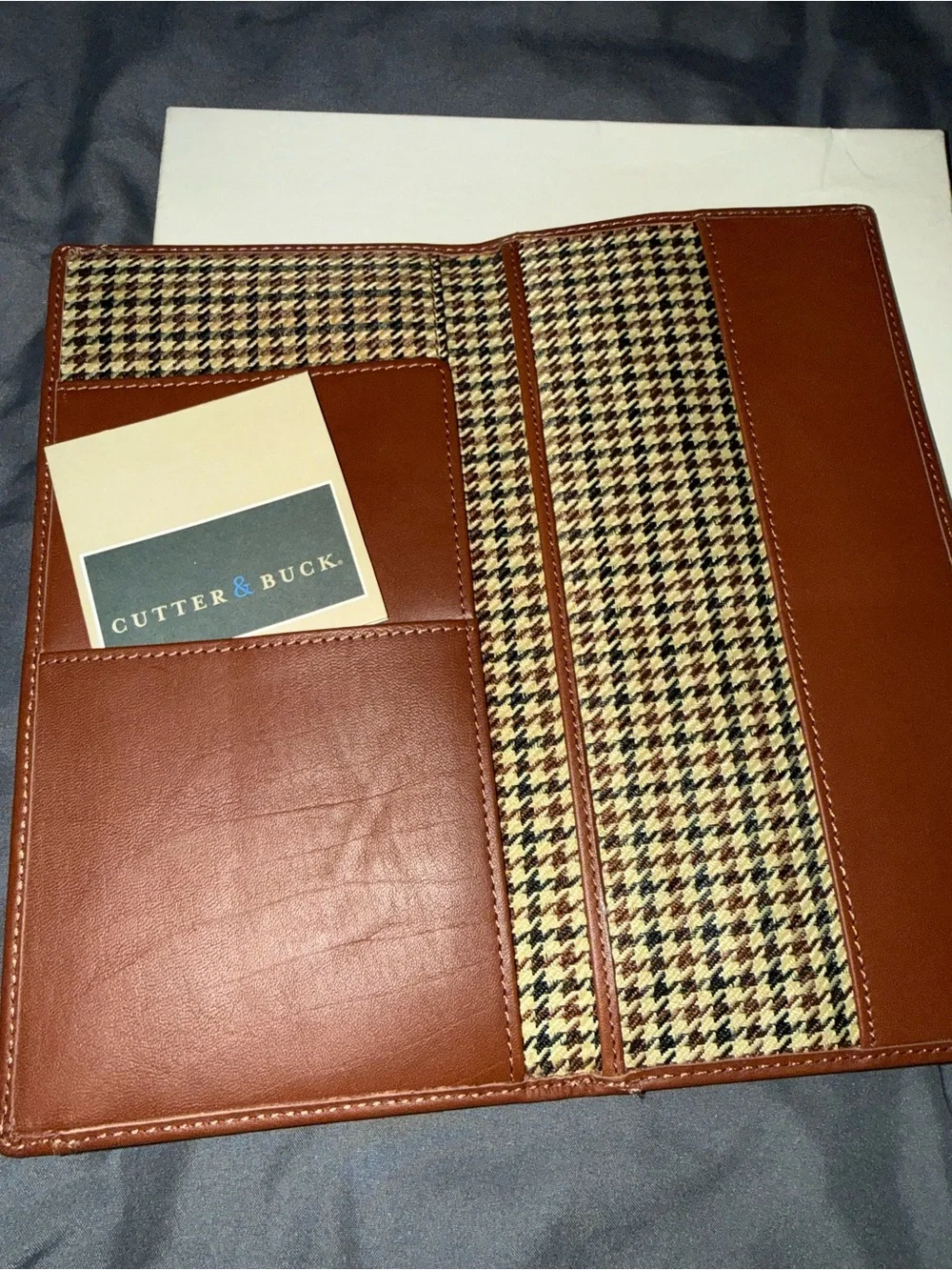 CUTTER & BUCK suitable for holding passports, cards, or checkbooks